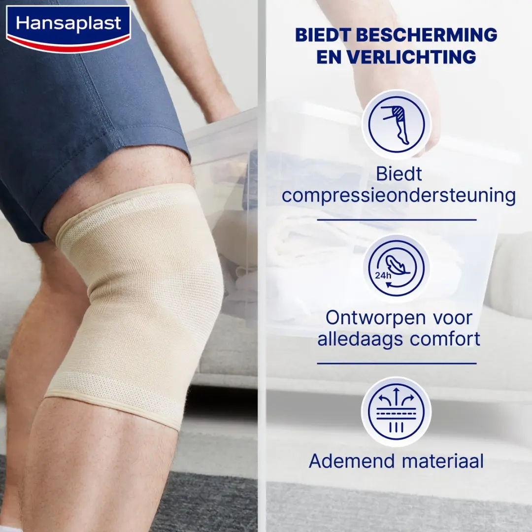 Hansaplast Sport Kniebandage M - Beige