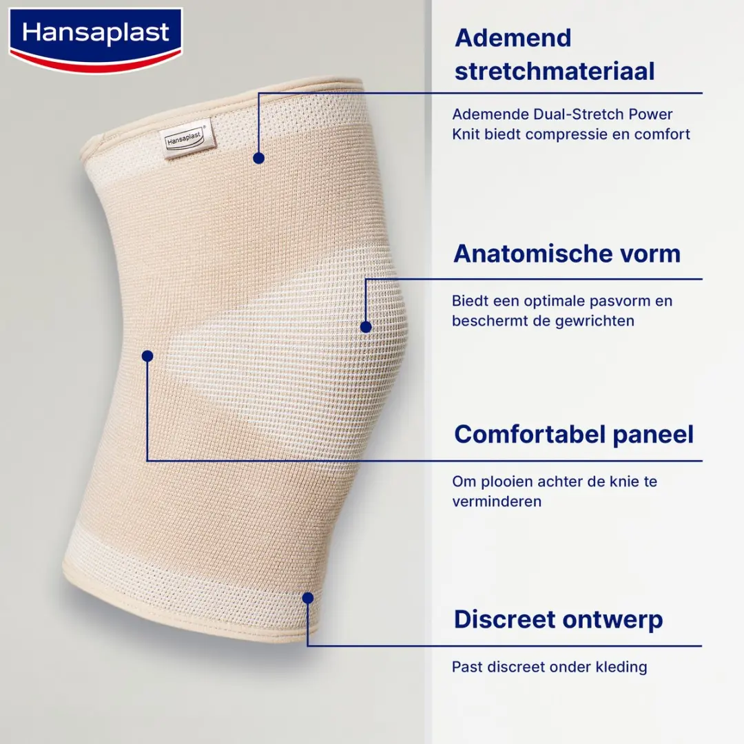 Hansaplast Sport Kniebandage M - Beige