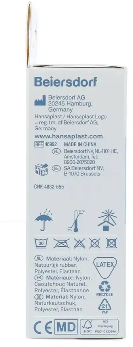 Hansaplast Sport Kniebandage M - Beige - afbeelding 6 van 6