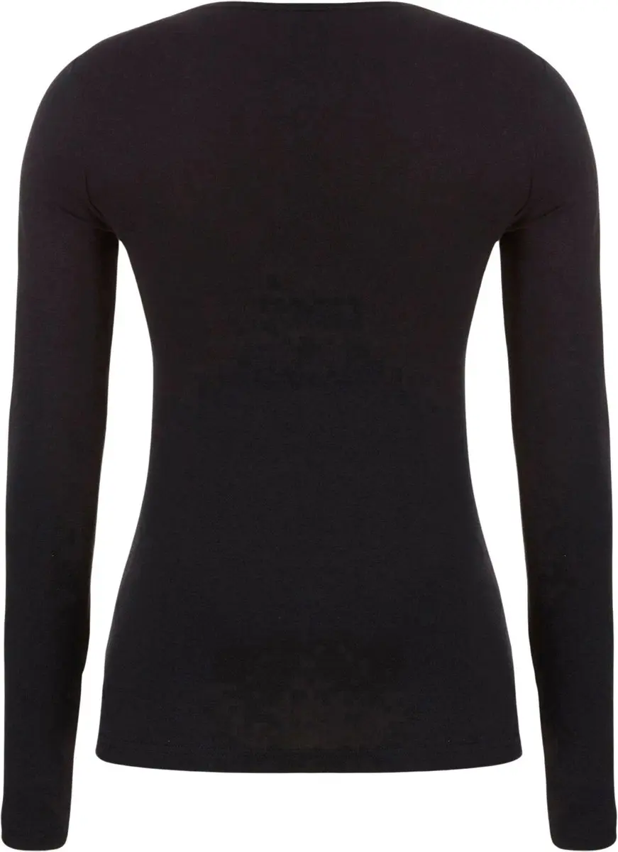 Ten Cate Thermo Shirt Long Sleeve Dames - Maat L - Zwart