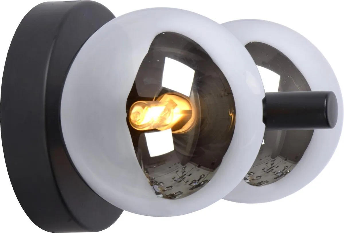 Lucide TYCHO Wandlamp 2xG9 - Zwart