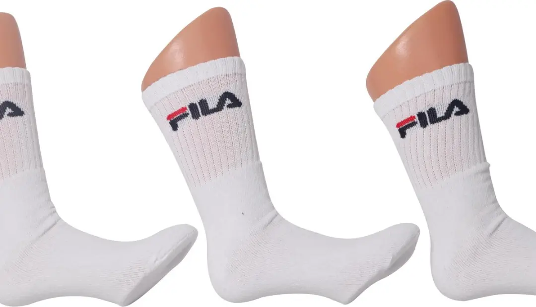 Fila Tennis Sokken 39-42 - 3 Stuks - Wit