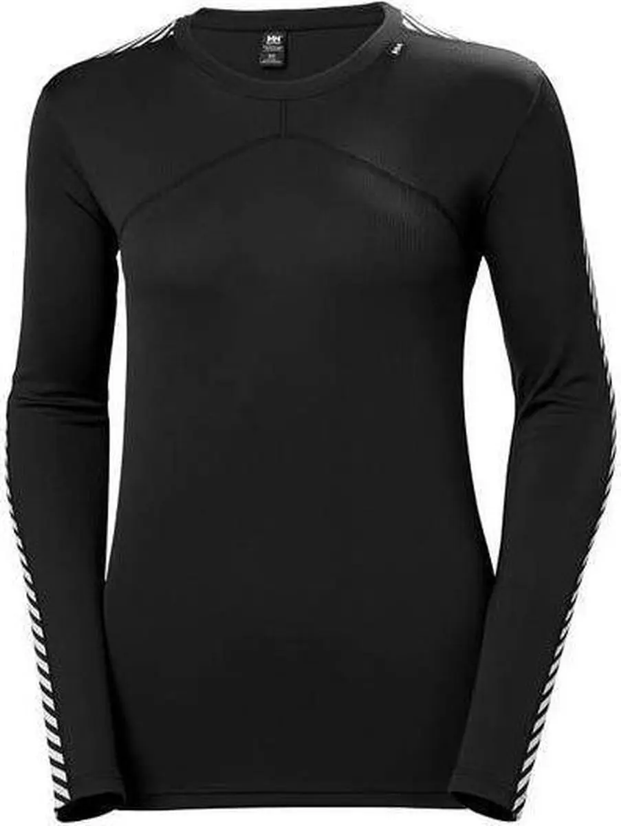 Helly Hansen Lifa Crew Basislaag - Lange mouwen - Zwart - XL