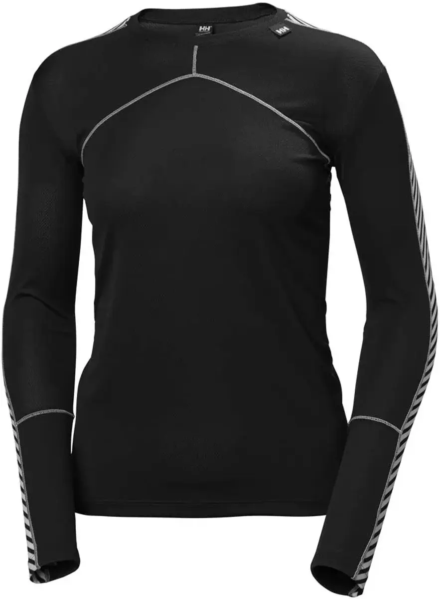 Helly Hansen Lifa Crew Basislaag - Lange mouwen - Zwart - XL