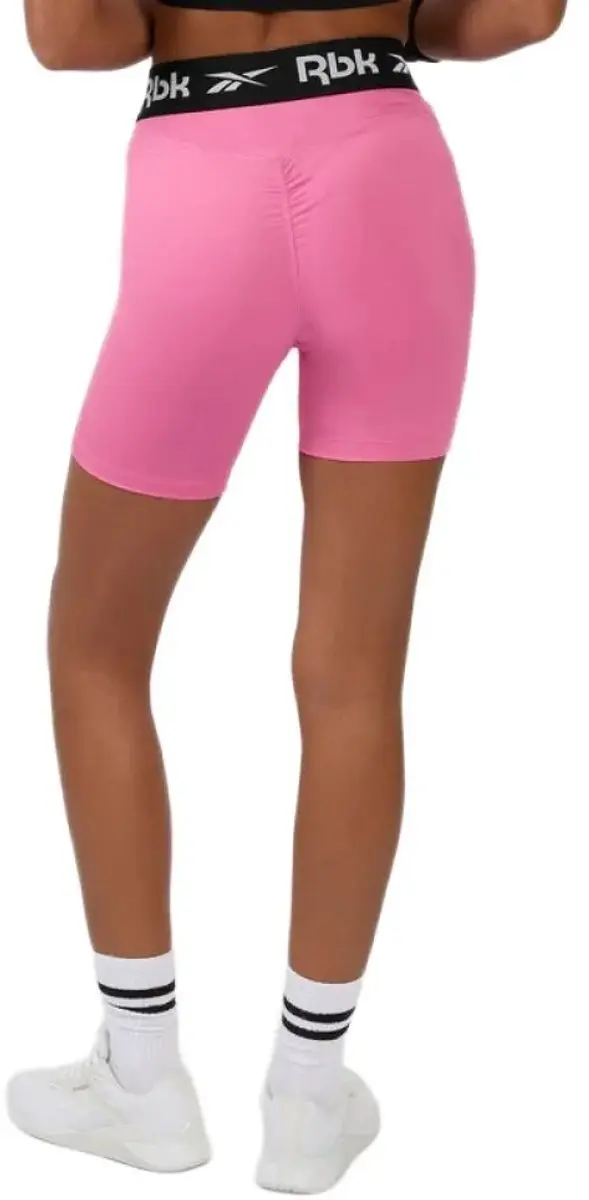 Reebok Ruched Biker Korte Broek - XS - Roze