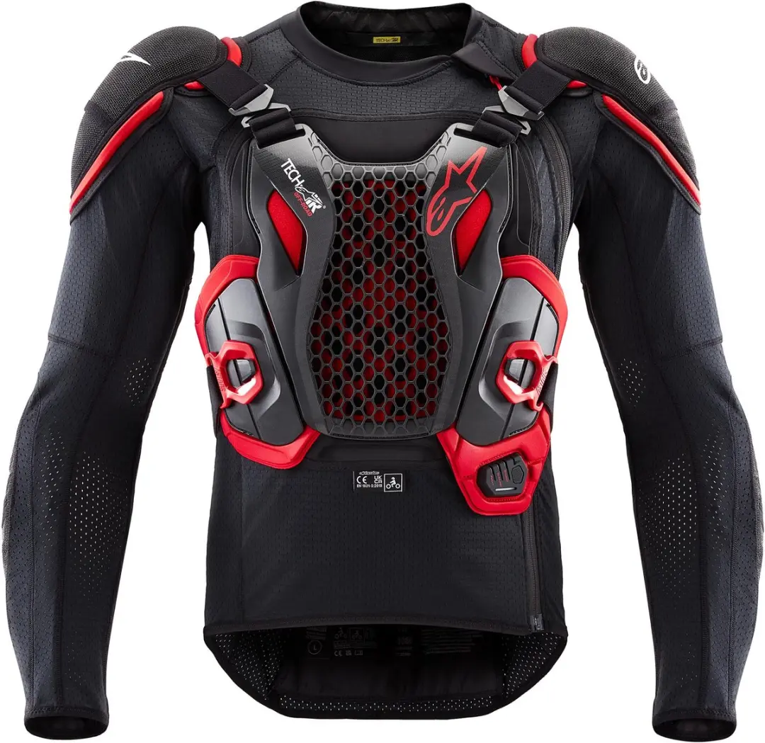 Alpinestars Tech-Air Off-Road 2026 Airbag Shirt L - Zwart/Rood