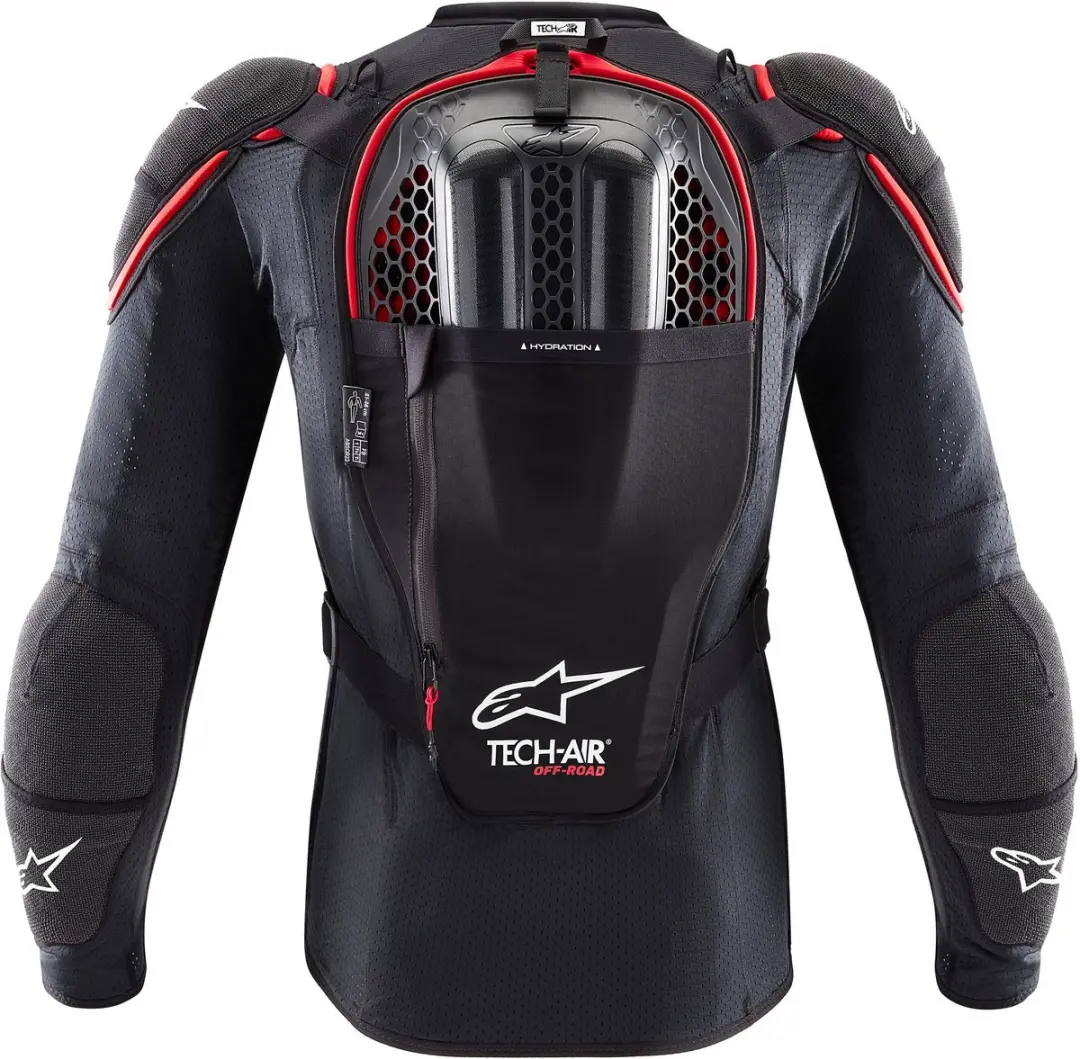 Alpinestars Tech-Air Off-Road 2026 Airbag Shirt L - Zwart/Rood