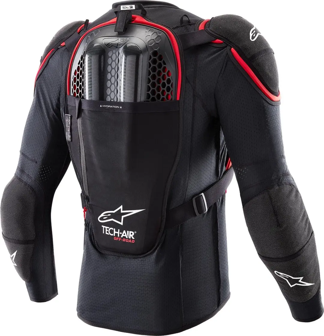 Alpinestars Tech-Air Off-Road 2026 Airbag Shirt L - Zwart/Rood
