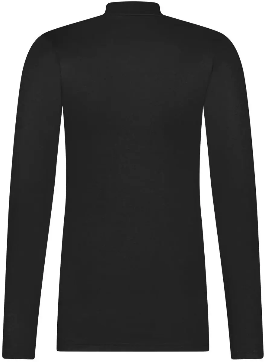 Ten Cate Thermo Long Sleeve High Neck Zipper Heren - Maat M - Zwart - afbeelding 6 van 6