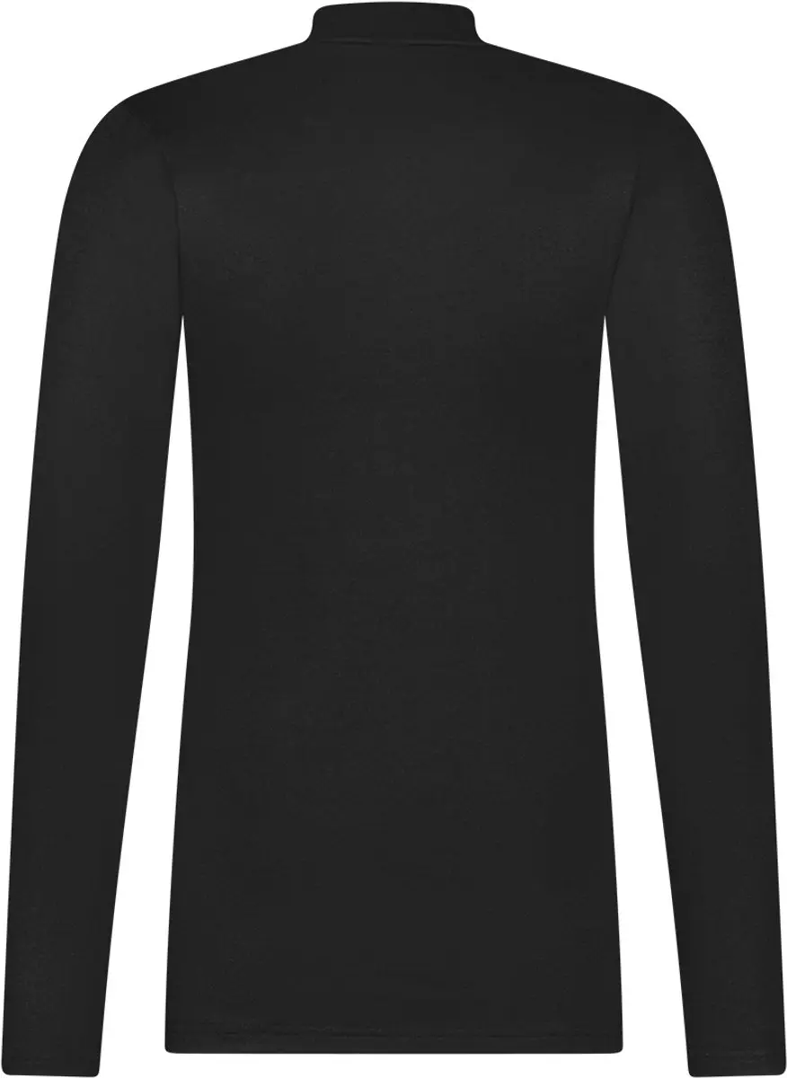 Ten Cate Thermo Long Sleeve High Neck Zipper Heren - Maat M - Zwart