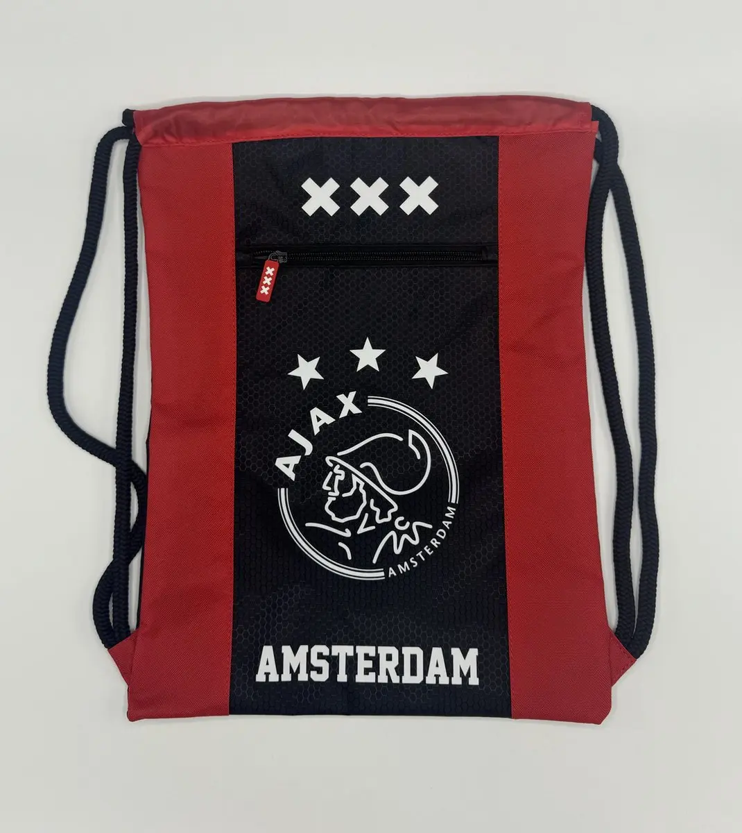 Ajax Gymtas Rood/Zwart M