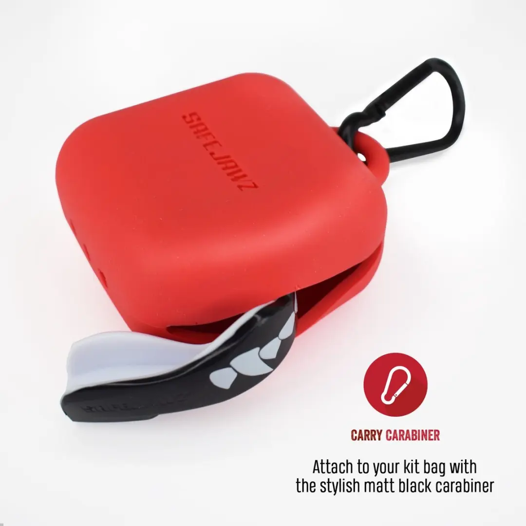 SafeJawz Premium Gebitsbeschermer Opbergdoosje - Rood