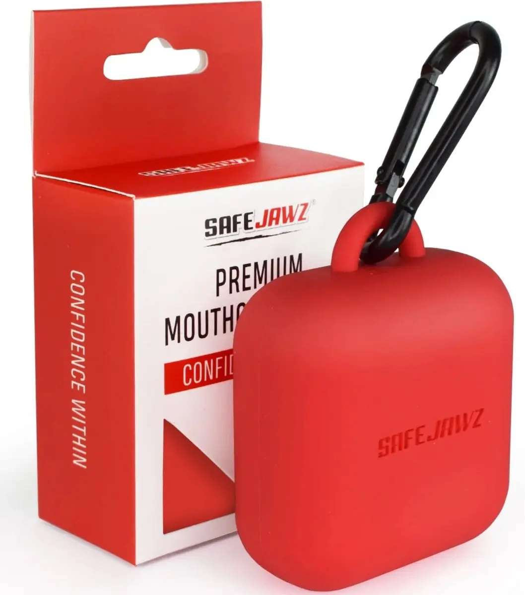SafeJawz Premium Gebitsbeschermer Opbergdoosje - Rood
