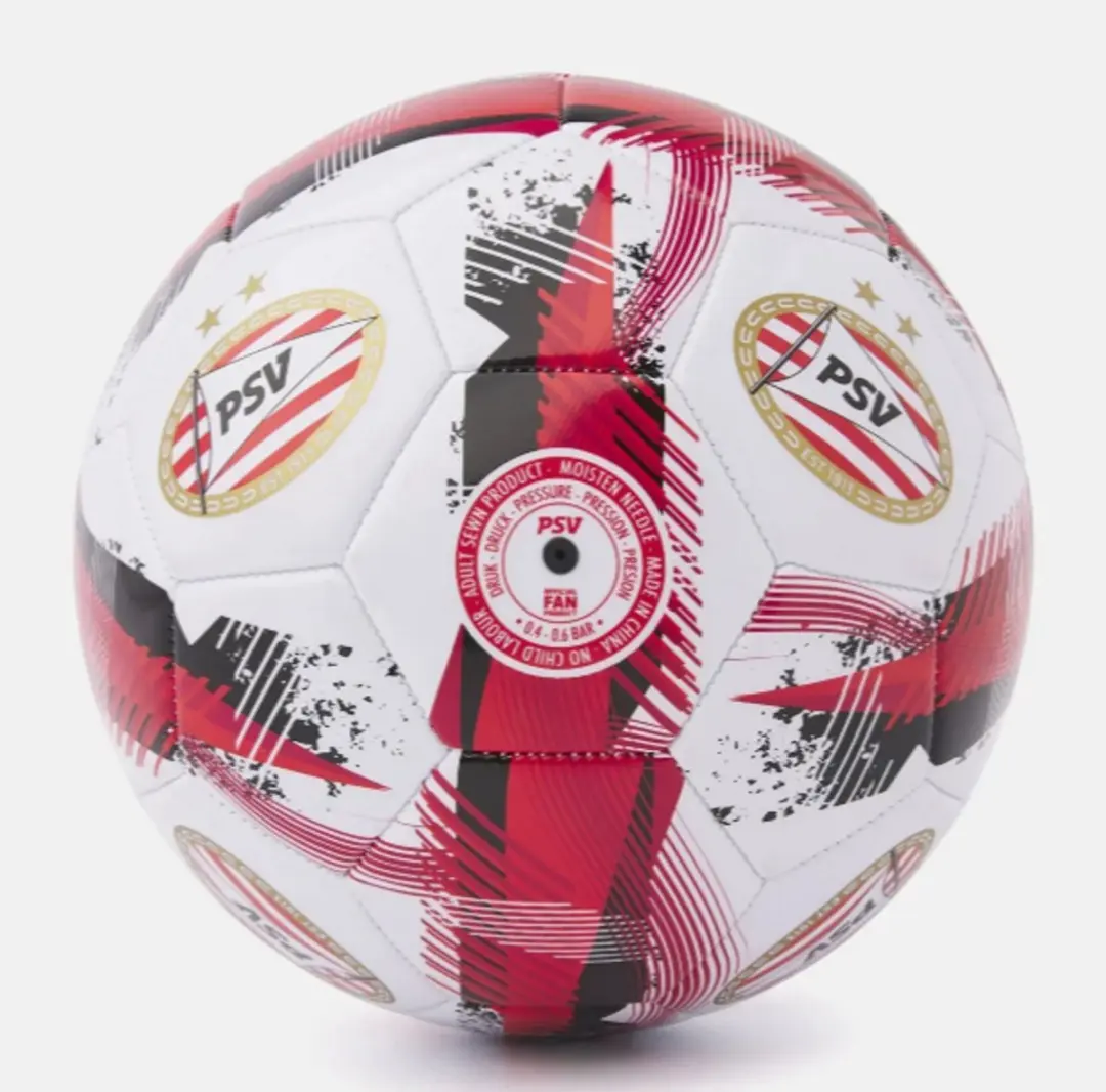 PSV Voetbal Maat 5 - Zwart-Rood-Wit
