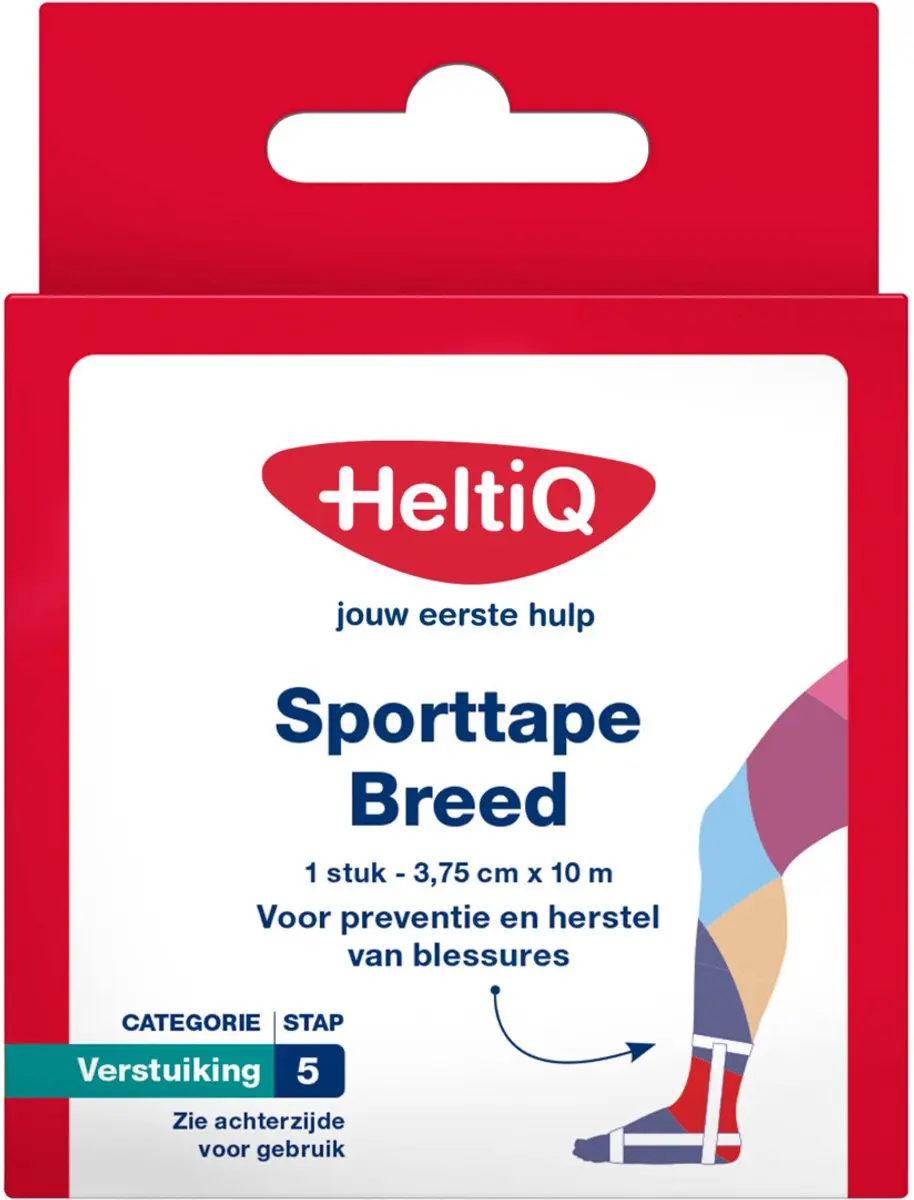 Heltiq Sporttape 3.75cm x 10m - Wit