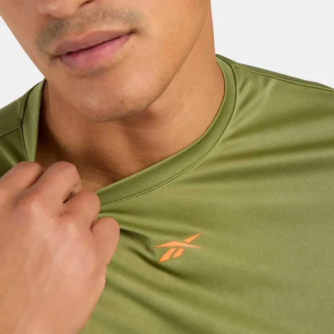 Reebok Tech T-shirt Korte Mouwen M - Grit Green