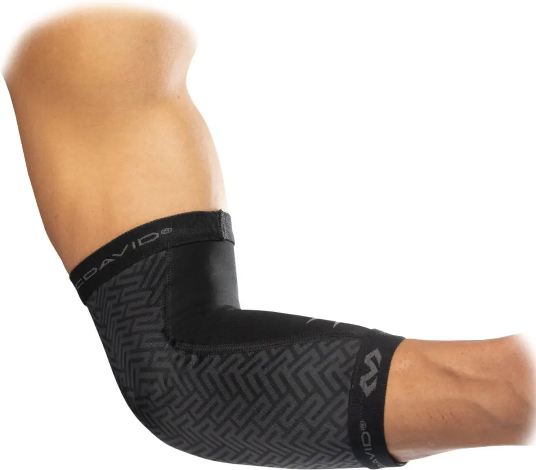 McDavid Dual Layer Compressie Elleboogbrace - L - Zwart