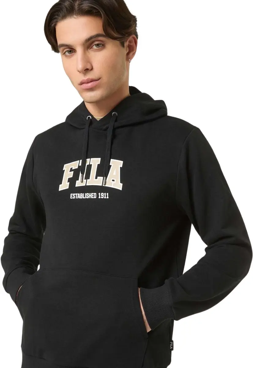Fila Sweater Rifredi Heren - Zwart - 2XL