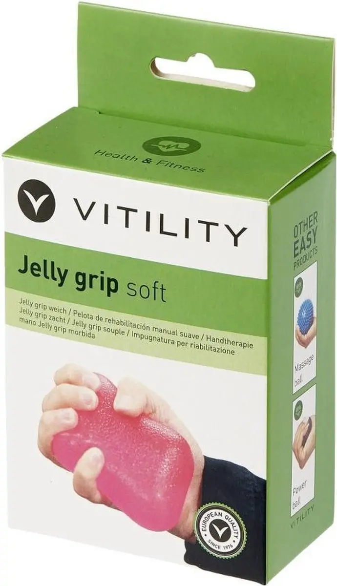 Vitility Jelly Grip Handtrainer - Medium - Blauw