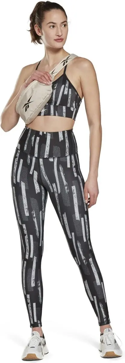 Reebok MYT Dames Poly Tight XS - Zwart