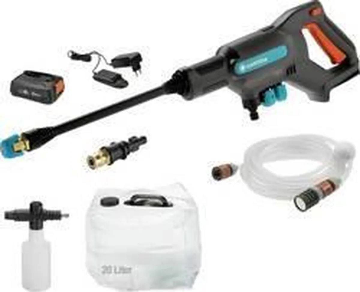 Gardena AquaClean 24/18V P4A Hogedrukreiniger - Premium Set