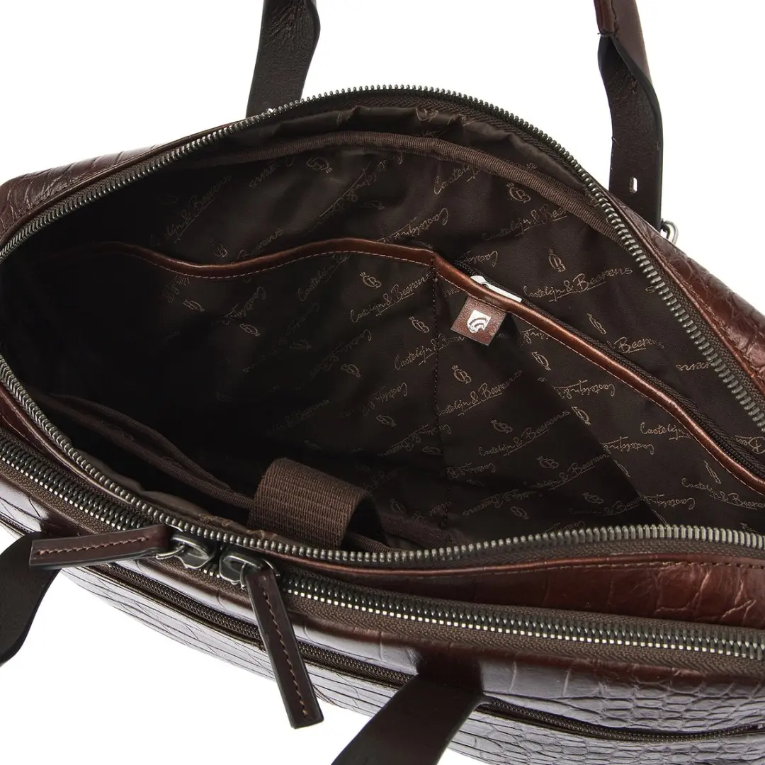 Castelijn & Beerens Limited Edition Laptoptas 15,6" RFID - Mocca