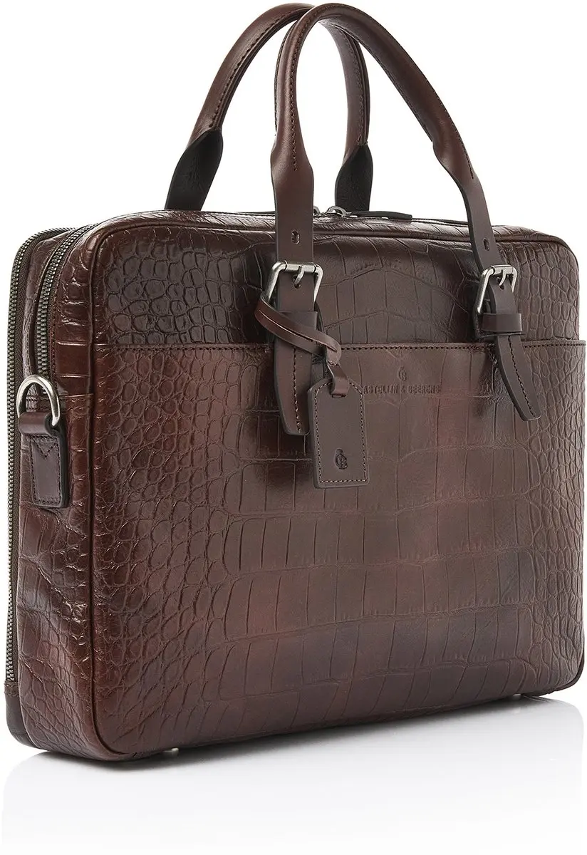 Castelijn & Beerens Limited Edition Laptoptas 15,6" RFID - Mocca