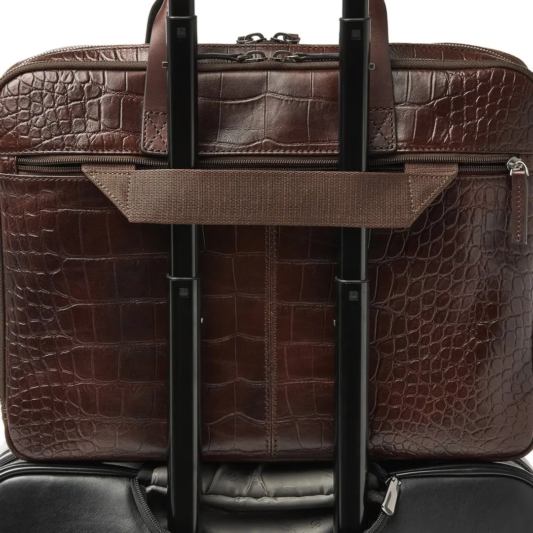 Castelijn & Beerens Limited Edition Laptoptas 15,6" RFID - Mocca
