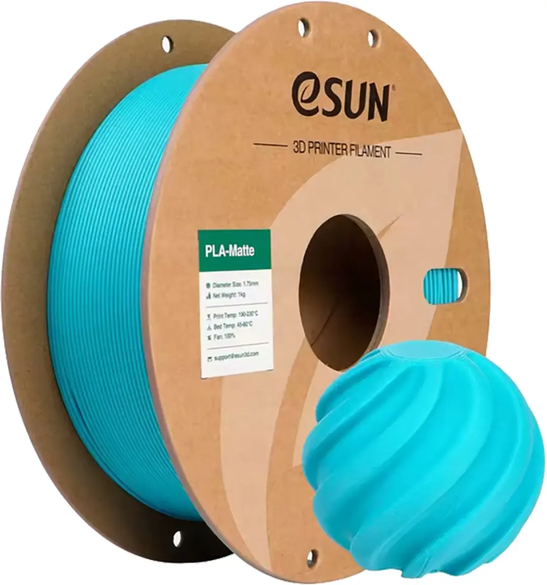 ESUN PLA-Matte Aqua 3D Printerfilament 1.75mm