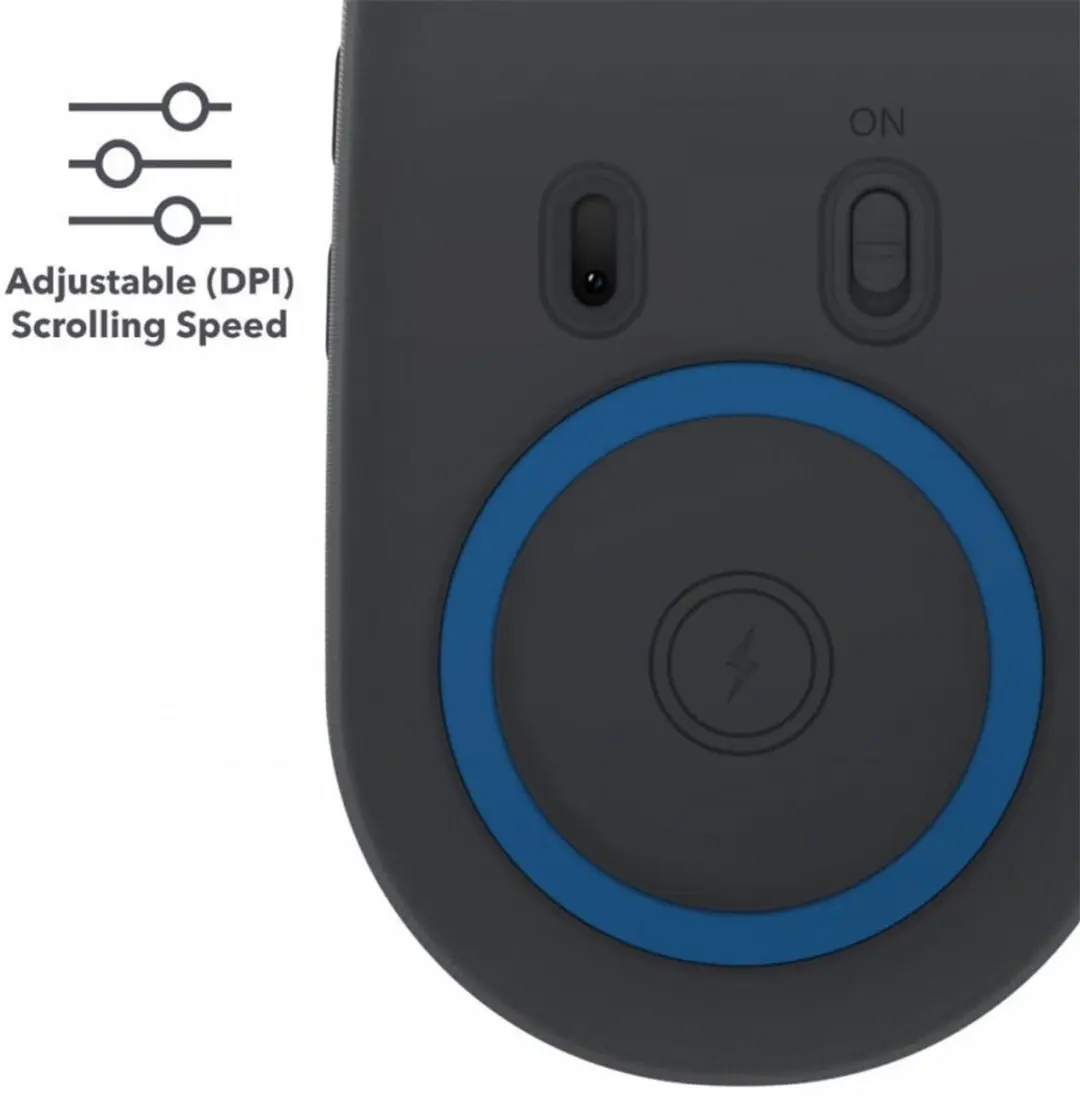 ZAGG Pro Mouse 109910230 - Rechtshandig Bluetooth - 1000 DPI - Grijs