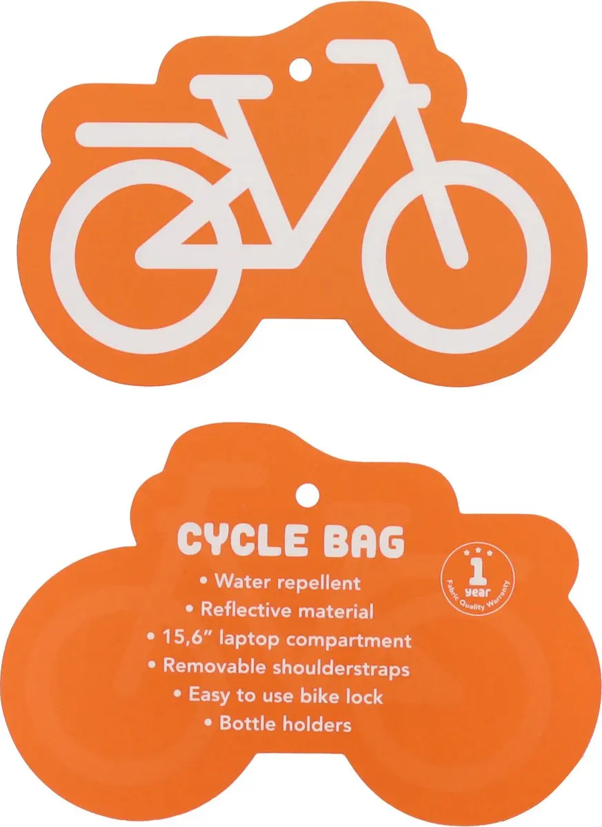Beagles Originals Bicycle Messenger Bag 15,6" - Grijs - afbeelding 6 van 6