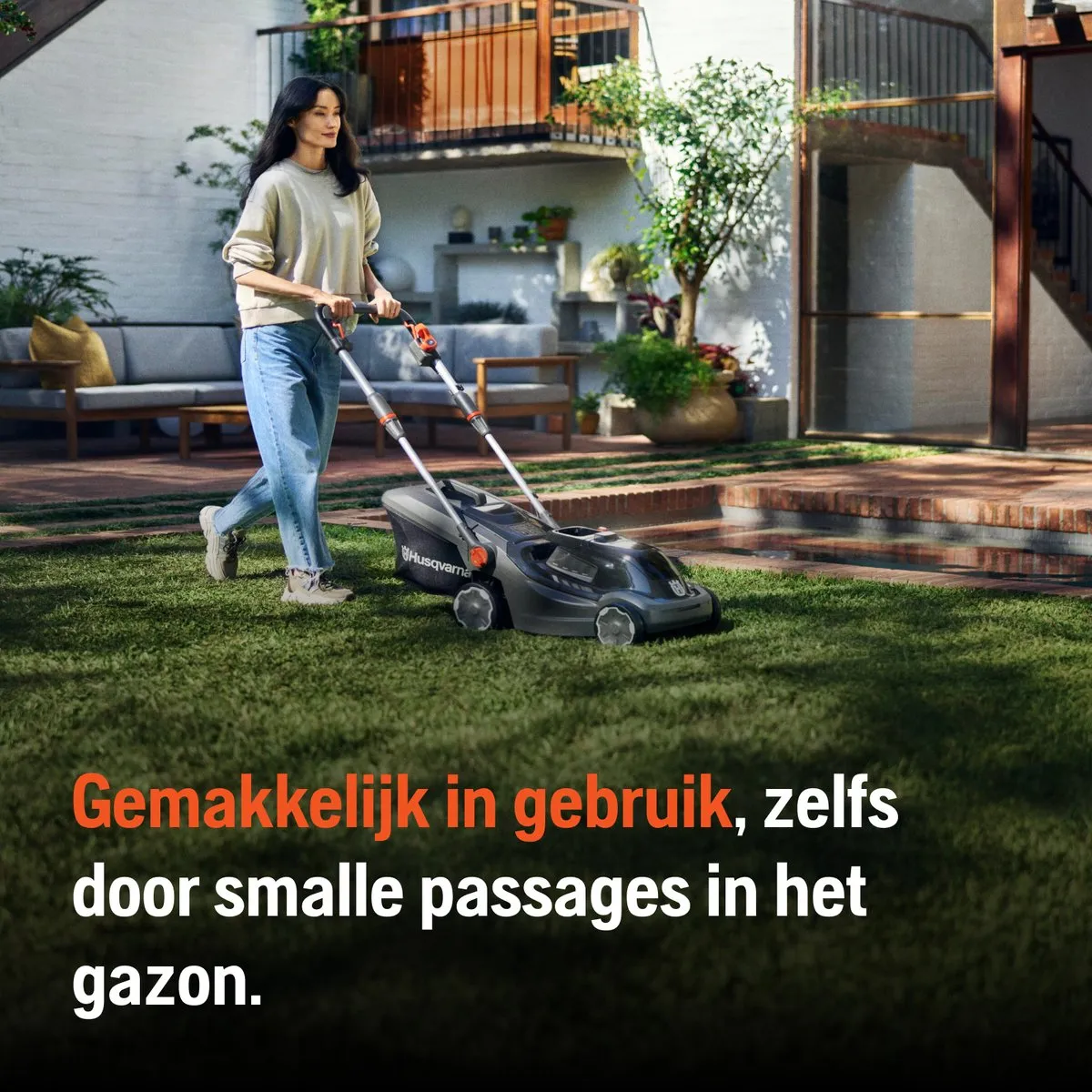 Husqvarna Accu Grasmaaier Aspire LC34-P4A - 34cm 30L
