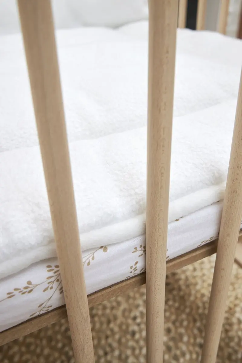 Meyco Baby Bouclé Boxkleed 80x100cm - Offwhite