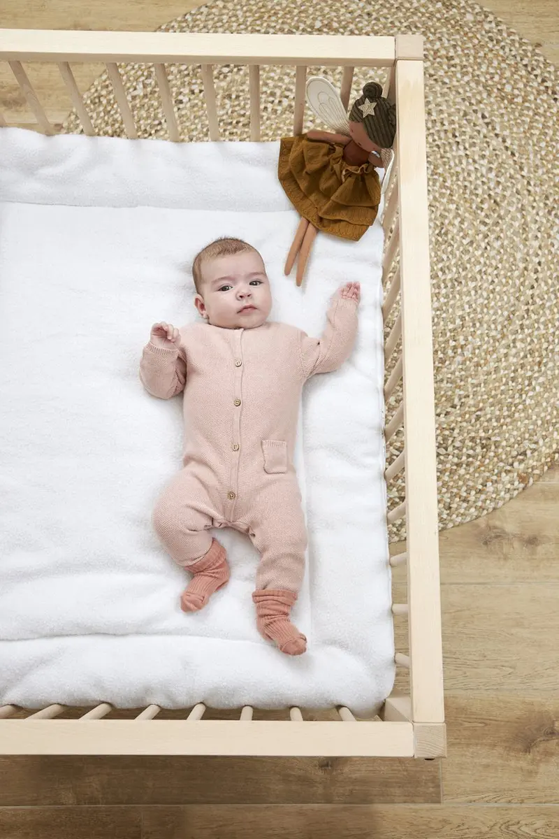Meyco Baby Bouclé Boxkleed 80x100cm - Offwhite