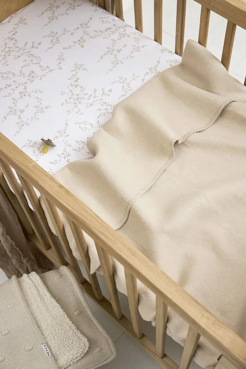 Meyco Baby Uni Wiegdeken Sand 75x100cm - 1.0 TOG