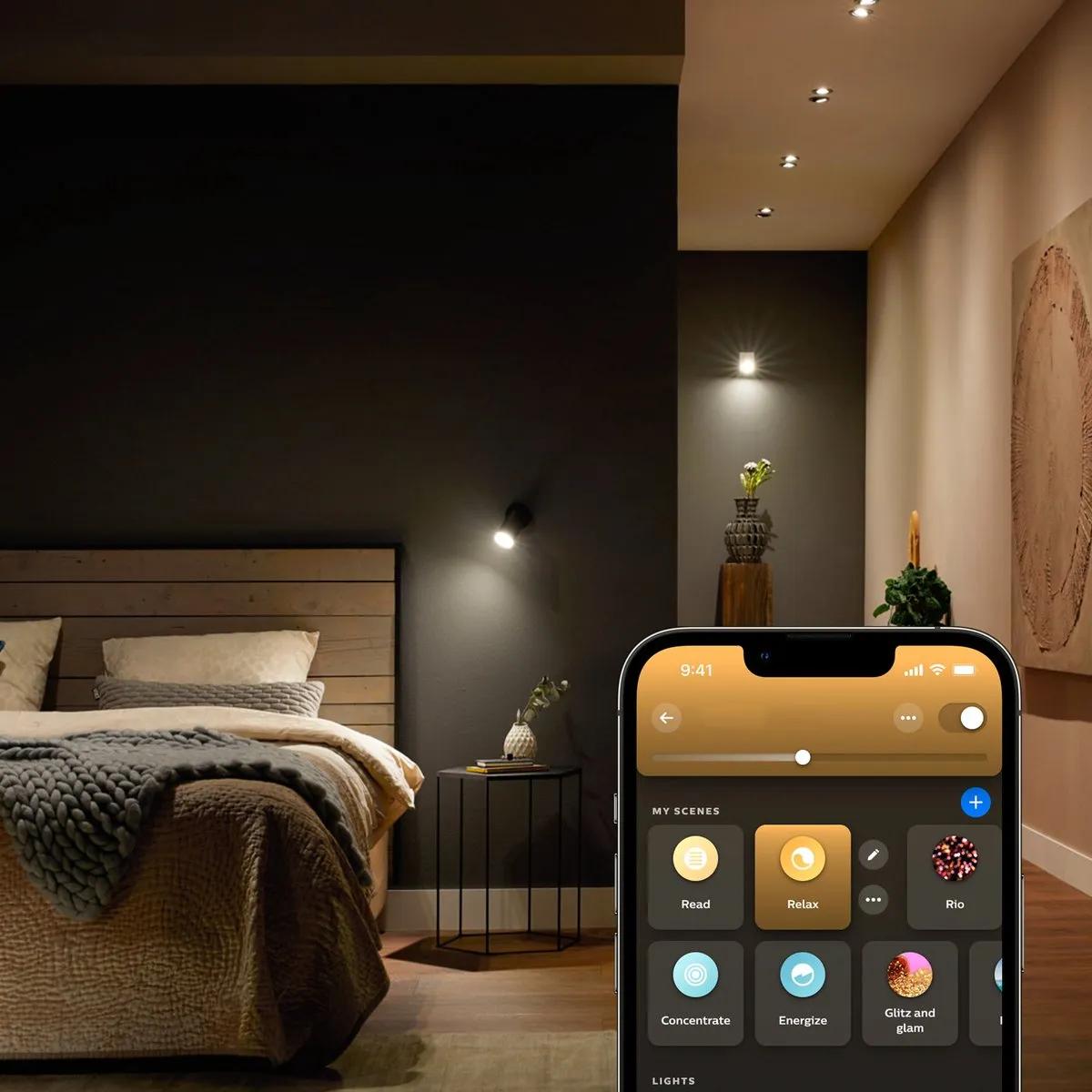 Philips Hue Runner Opbouwspot Aluminium - 3x GU10 Warmwit 4,2W