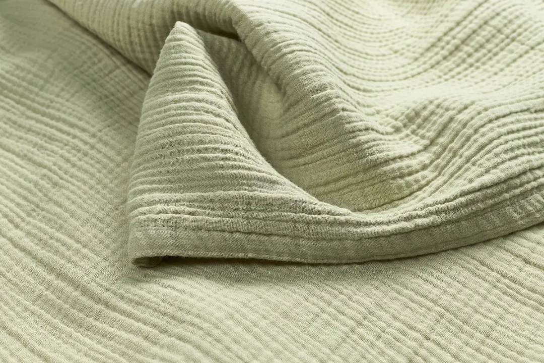 Meyco Baby Uni Ledikantlaken 100x150cm - Soft Olive
