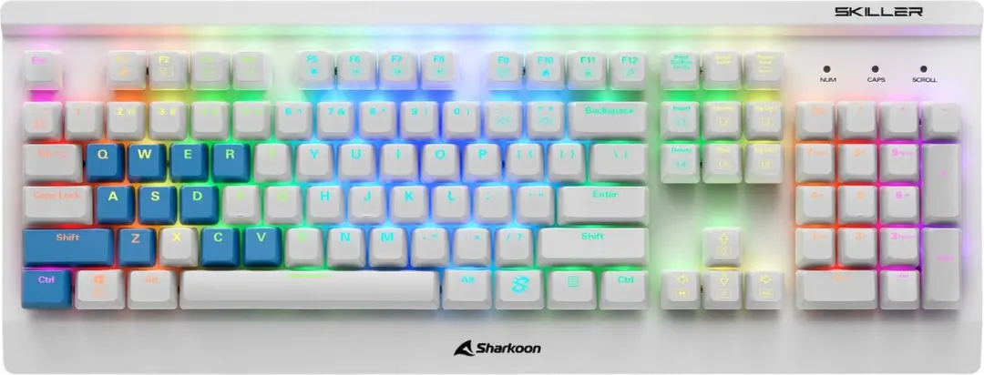 Sharkoon SKILLER SGK3 Toetsenbord - Wit