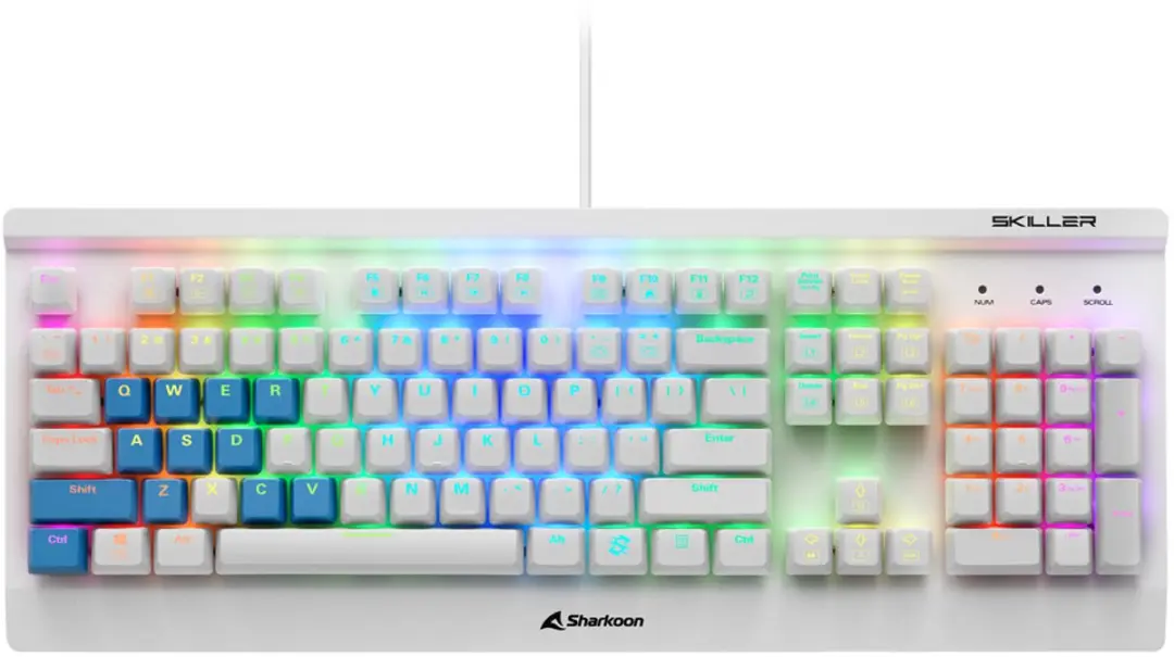 Sharkoon SKILLER SGK3 Toetsenbord - Wit
