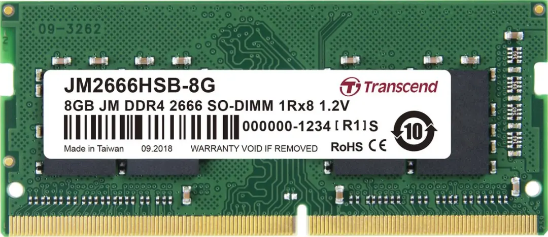Transcend JetRAM JM2666HSB-8G DDR4 SO-DIMM 8GB 2666MHz
