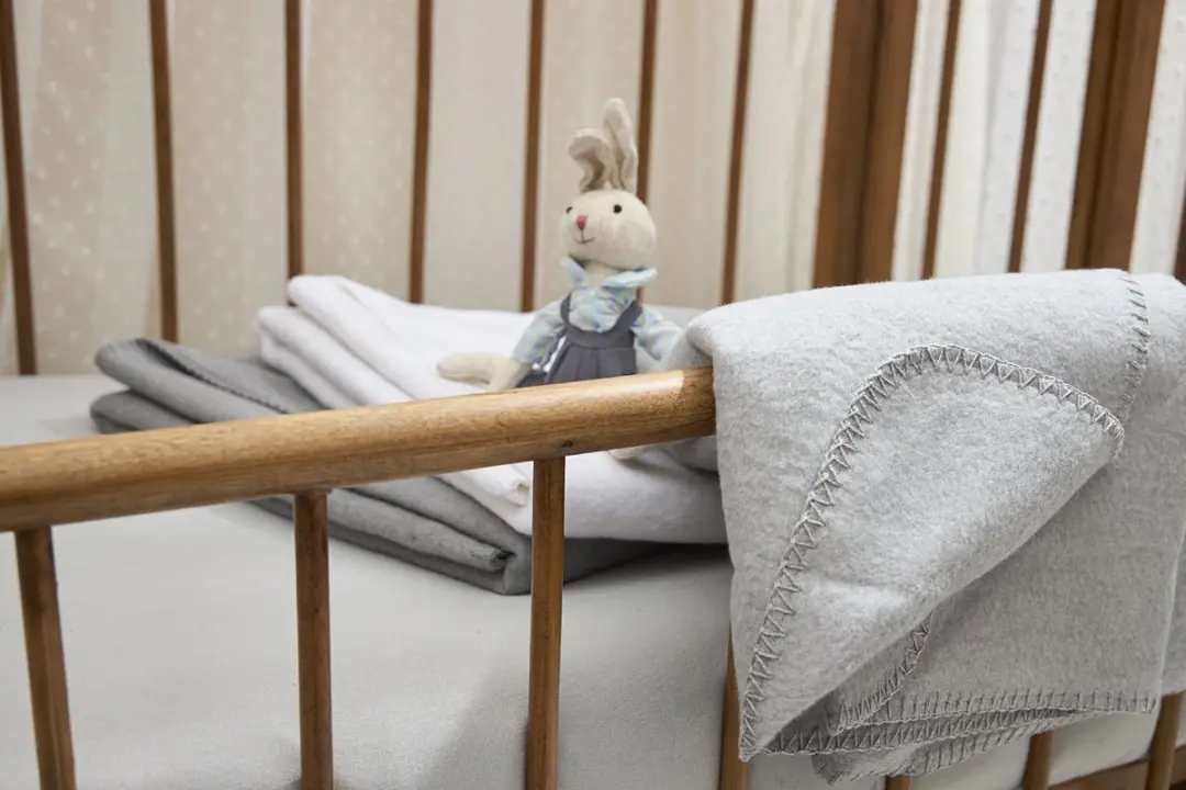 Meyco Baby Uni Wiegdeken Grey 75x100cm - 1.0 TOG