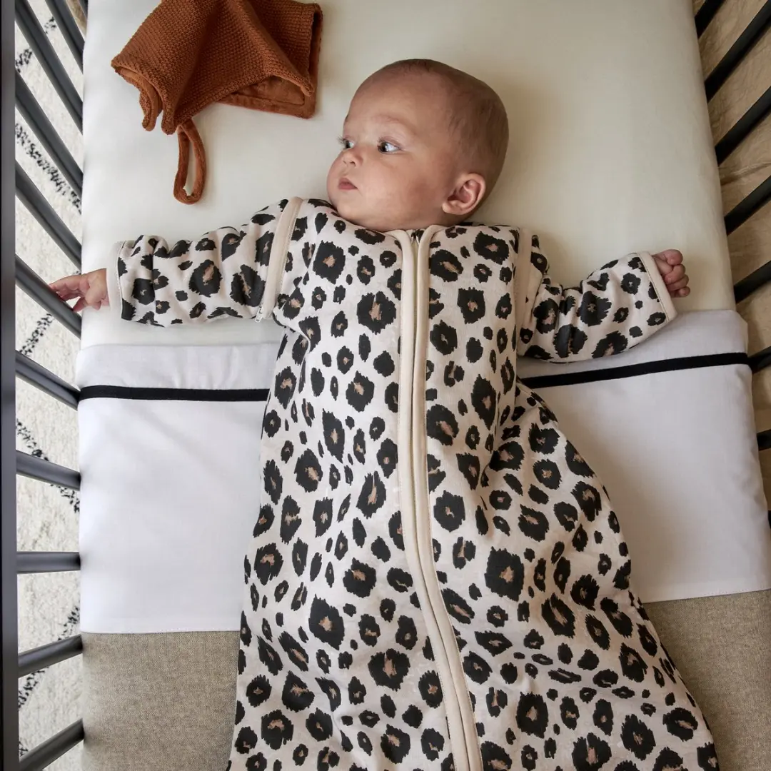 Meyco Baby Knit Basic Wiegdeken 75x100cm - Sand Melange - afbeelding 6 van 6