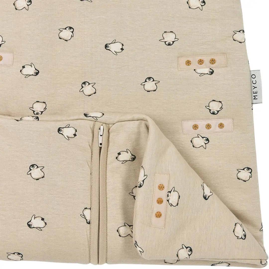 Meyco Baby Penguin 4-Seizoenen Slaapzak 3.0 TOG - Soft Sand