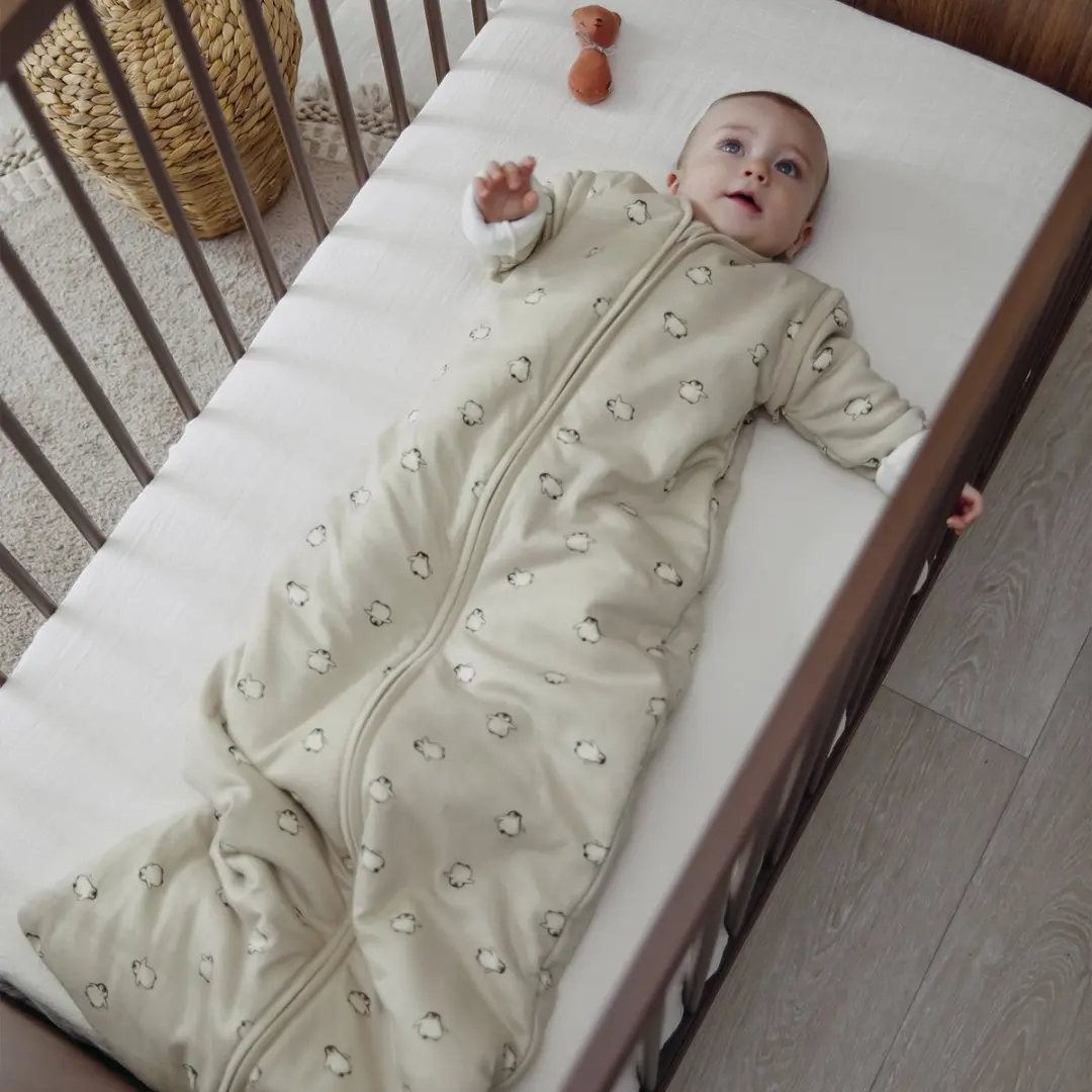 Meyco Baby Penguin 4-Seizoenen Slaapzak 3.0 TOG - Soft Sand