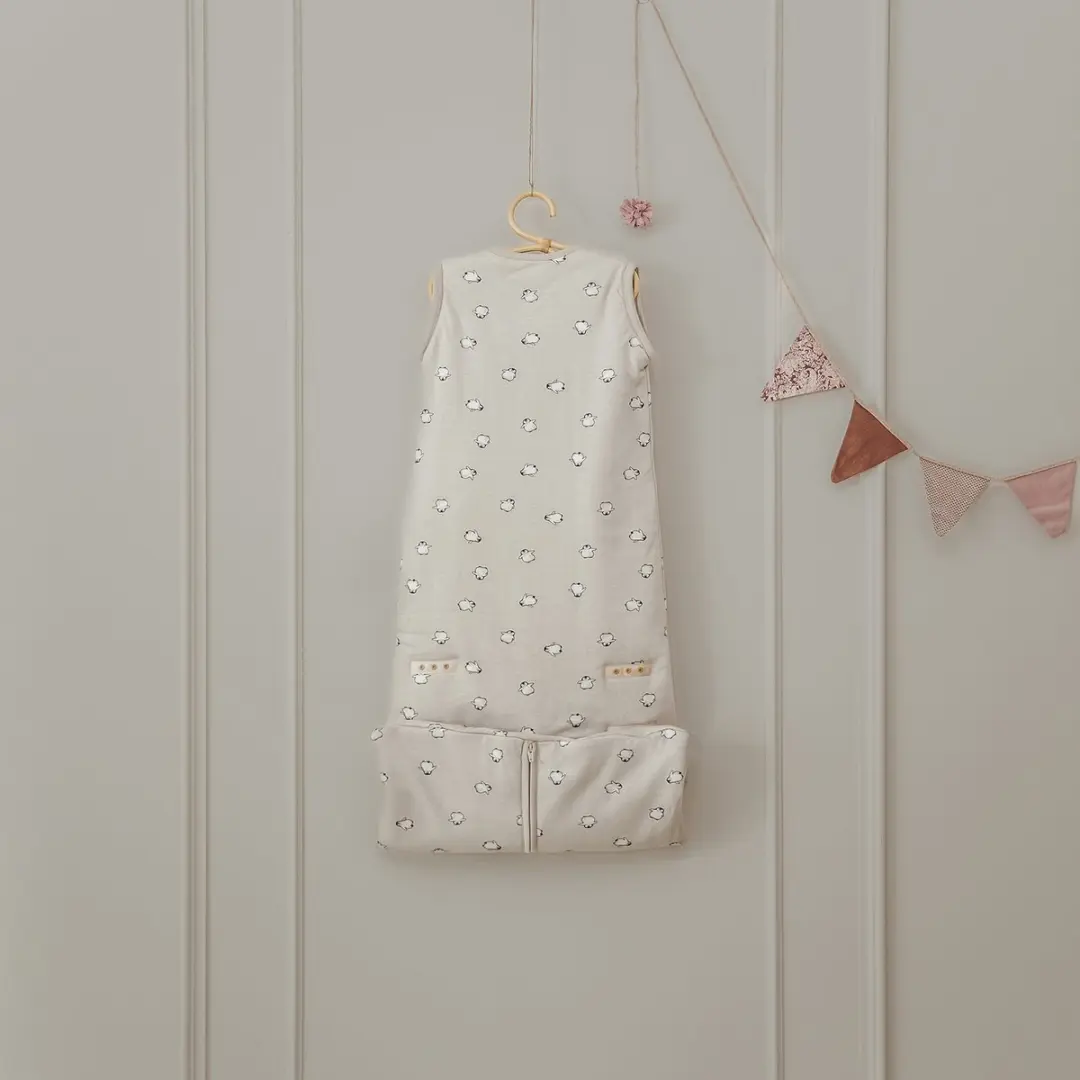 Meyco Baby Penguin 4-Seizoenen Slaapzak 3.0 TOG - Soft Sand - afbeelding 6 van 6