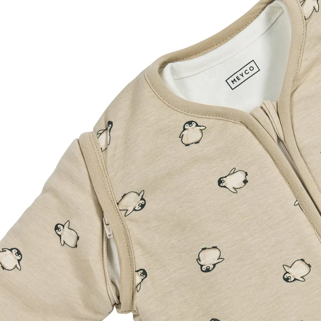 Meyco Baby Penguin 4-Seizoenen Slaapzak 3.0 TOG - Soft Sand