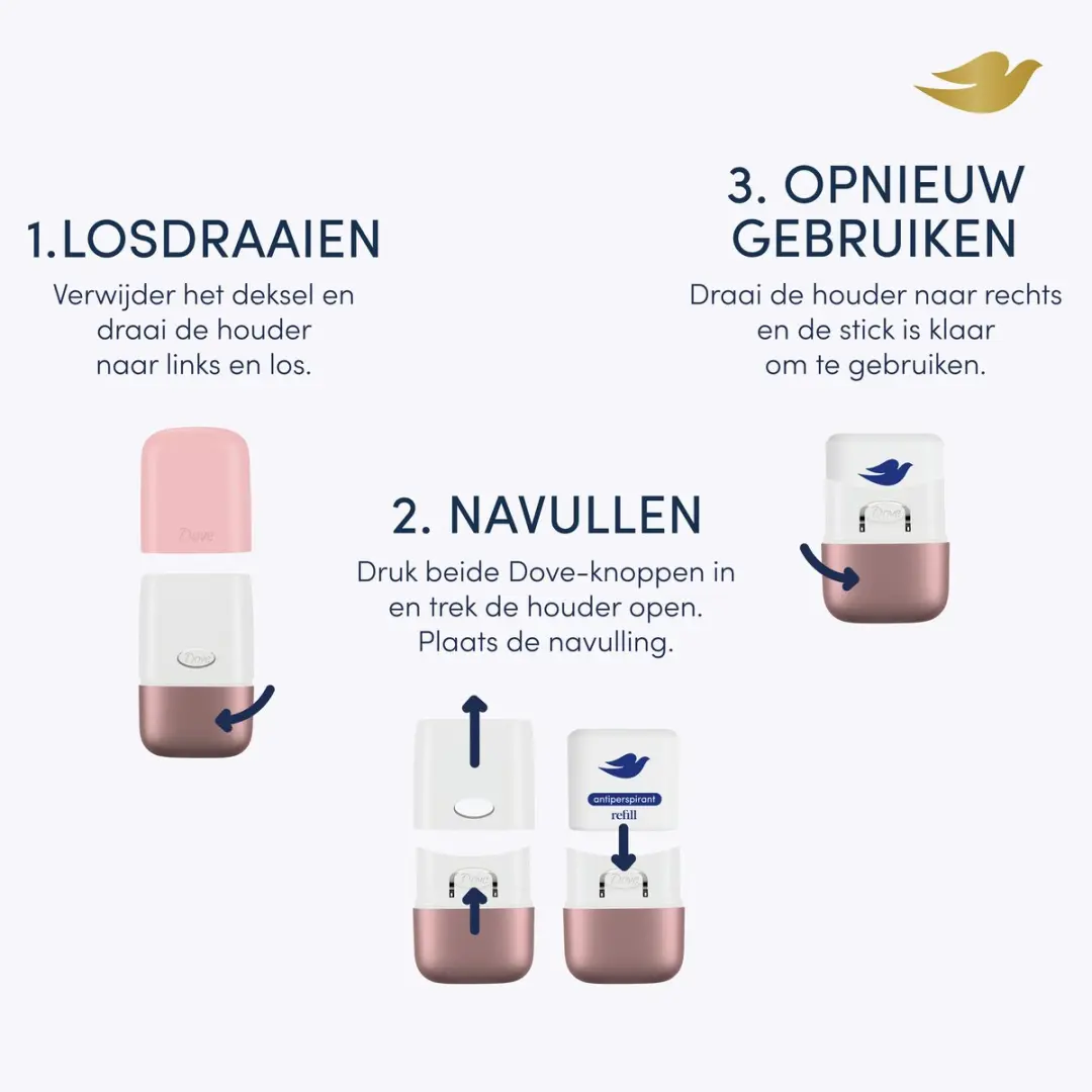 Dove Anti-Transpirant Navulling No. 41 Peony & Pineapple - 280ml