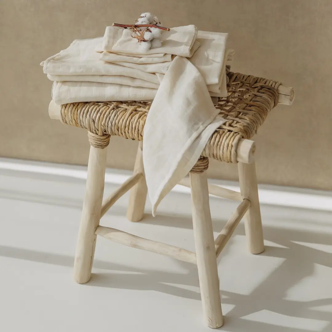 Meyco Baby Nature Monddoekjes 6x30x30cm - Natural