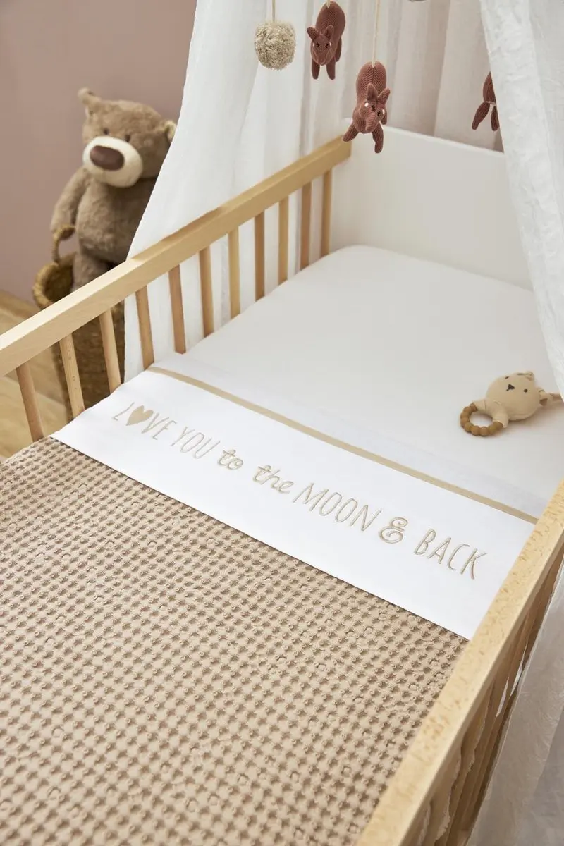 Meyco Baby Uni Hoeslaken Ledikant - 2 Stuks 60x120cm - Wit