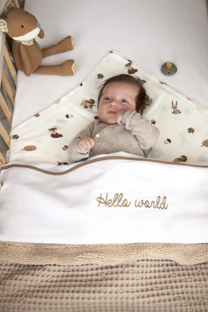 Meyco Baby Uni Hoeslaken Ledikant - 2 Stuks 60x120cm - Wit